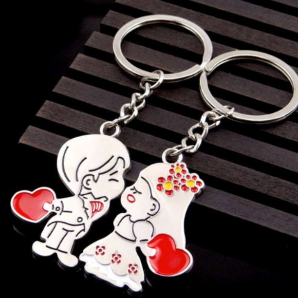 Couple Keychains -relationship love keychain set - Picture 1 of 3